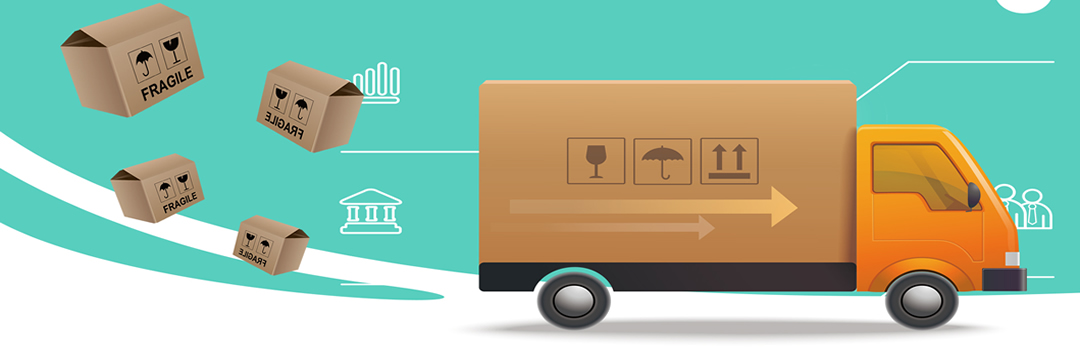 张家口搬家公司-搬家包装盒和搬家车辆